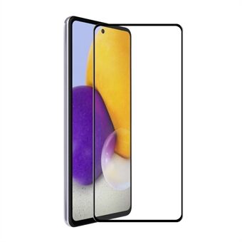 HAT- Prince Full Dekning Full Lim Premium HD Clarity 6D Silke Printing Skjermbeskytter i herdet glass for Samsung Galaxy A72 5G / 4G