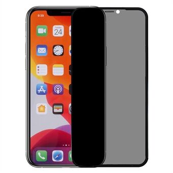 For iPhone 11 Pro/ XS 5,8 tommer / X Eksplosjonssikker Spy HD Full Lim Full Dekning Matt Silke Utskrift Skjermbeskytterfilm av herdet glass med støvtett nett