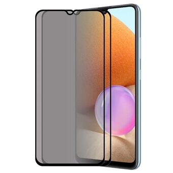 ENKAY 2stk / pakke for Samsung Galaxy A32 4G (EU-versjon) Fullskjerm Slitasjebestandig Spy Personvernbeskyttelse 28-graders antispion Eksplosjonssikker skjermbeskytter i herdet glass