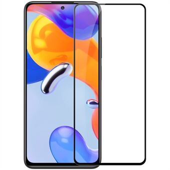 NILLKIN CP+PRO for Xiaomi Redmi Note 12 Pro 4G / 11 Pro 4G (MediaTek) / Note 11 Pro 5G (Qualcomm) 9H super tynne full skjerm herdet glassfilm AGC glassskjermfilm