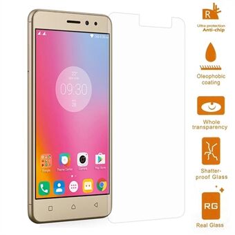 For Lenovo K6 Power Tempered Glass Skjermbeskytter Guard Film 0.3mm (Arc Edge)