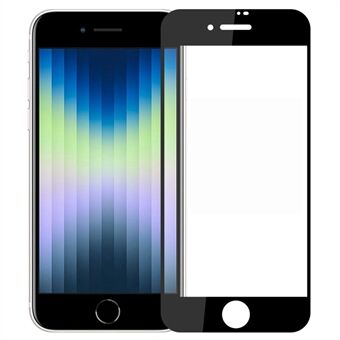 PINWUYO JK Herdet Glass Film Series-2 For iPhone SE (2022) / SE (2020) / 8/7 4,7 tommers Anti-eksplosjon HD Clear Full Glue Telefon Skjermbeskyttelse