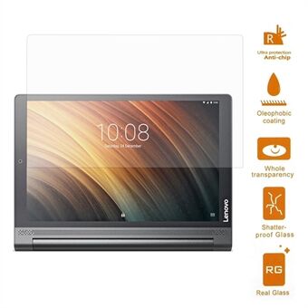 0,3 mm skjermbeskytter i herdet glass til Lenovo Yoga Tab 3 Plus 10,1 tommer (Arc Edge)