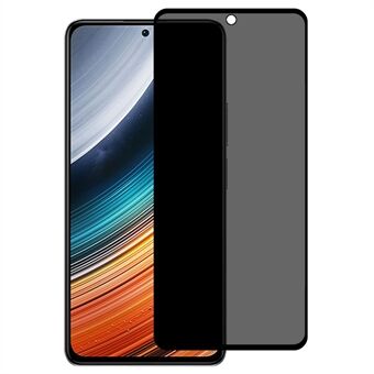 Anti- Spy herdet glassfilm for Xiaomi Redmi K40S, silkeutskrift full deksel Full lim Anti-Peep Privacy Screen Protector