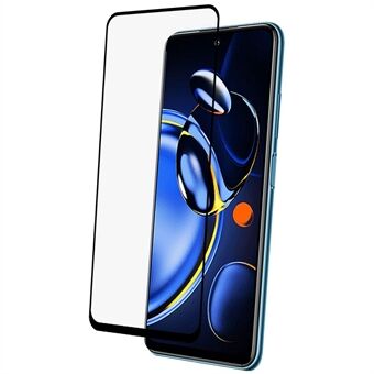 For Xiaomi Redmi Note 11SE 5G Full Dekning 9D Høy Transparens Anti-Eksplosjon Sidelim Silke Utskrift Skjermbeskytter i herdet glass