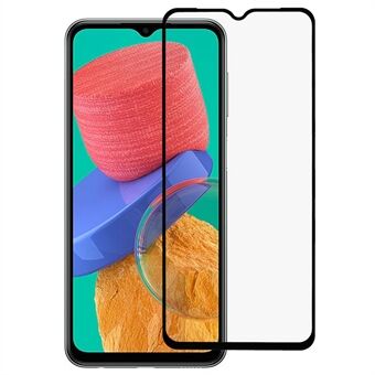 For Oppo A57 (2022) 5G / A77 5G 9D silkeutskrift herdet glassfilm sidelim HD full dekning 9H glatt berøringsskjermbeskytter