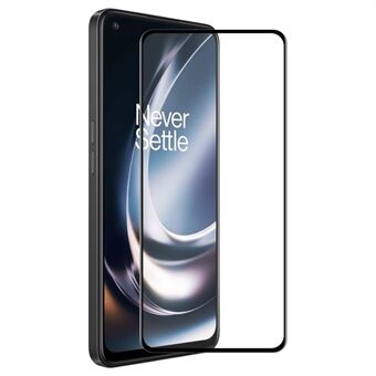 ENKAY HAT Prince For OnePlus Nord CE 2 Lite 5G 6D Silketrykk Høyt aluminium-silisium Glass Skjermbeskytter Full dekning Full Lim Beskyttelsesfilm