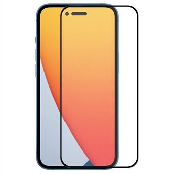 ENKAY HAT Prince For iPhone 14 Pro Max 6,7 tommer 0,26 mm 9H Full Screen Protector 2,5D Arc Edge Full Lim Anti-eksplosjon Høy Aluminium-silisium Glassfilm