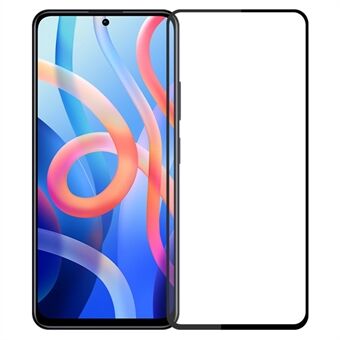 PINWUYO JK Herdet Glass Film Series-2 for Xiaomi Redmi Note 12 5G Full Dekking Høy Aluminium-silisium Glass Full Lim Skjermbeskytter