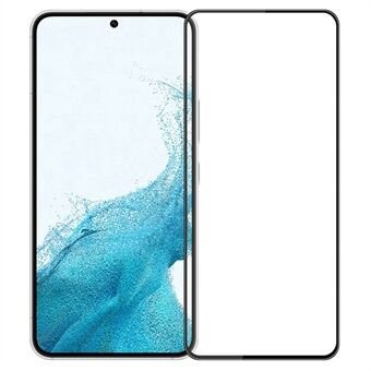 PINWUYO JK 3D buet herdet glassfilm-2 for Samsung Galaxy S23 Plus høy aluminium-silisiumglassfilm fulllim sensitiv berøringsskjermbeskytter mot fingeravtrykk