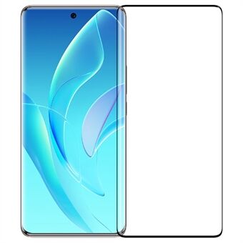 PINWUYO for Honor 80 Pro 5G JK 3D Hot Bending Herdet Glass Film-2 Anti-fingeravtrykk Sensitive Touch Full Screen Protector Splintsikker Full Lim HD Herdet Glass Film