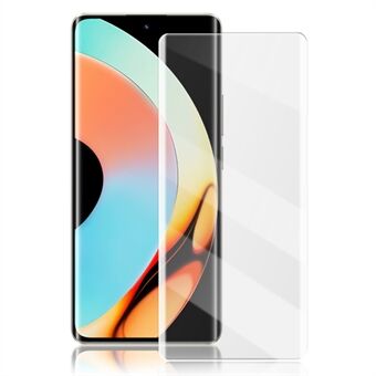 MOCOLO For Realme 10 Pro+ 5G Super Clear herdet glassfilm UV-væske 3D buet heldekkende skjermbeskytter