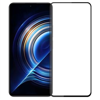 MOFI JK Herdet Glass Film Series-1 for Xiaomi Poco F5 5G / Redmi Note 12 Turbo Full Glue Skjermbeskytter Høy Aluminium-silisium Glass Klar Film