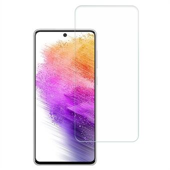 AMORUS For Samsung Galaxy A73 5G Høy hardhet Høy Aluminium-silisium Glass Film 2.5D Arc Edge Anti-olje skjermbeskytter