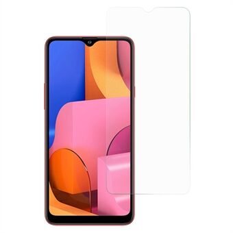 AMORUS For Samsung Galaxy A20s Høyt aluminium-silisiumglass HD Visual Film Anti-olje 2.5D Arc Edge Screen Protector