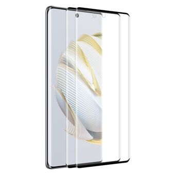 ENKAY HAT Prince 2stk / sett for Huawei nova 10 4G 3D buet herdet glass skjermbeskytter full deksel Side lim skjermfilm