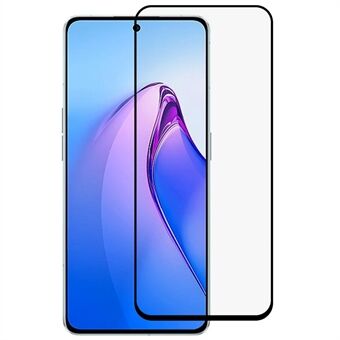 RURIHAI for Oppo Reno8 Pro 5G (global versjon) HD aluminium-silisiumglassfilm, 9H Smooth Touch Secondary Hardening 2.5D Full Screen Full Screen Screen Protector