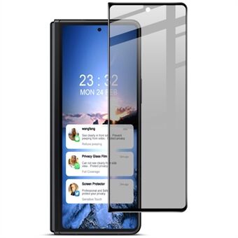 IMAK For Samsung Galaxy Z Fold4 5G Anti- Spy Skjermbeskytter av herdet glass Full Lim Sensitive Touch Film