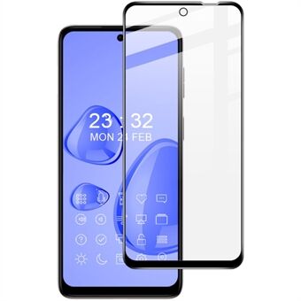 IMAK Pro+ Series for Motorola Moto G42 4G telefonskjermfilm herdet glass full lim HD klar 9H hardhet heldekkende skjermbeskytter