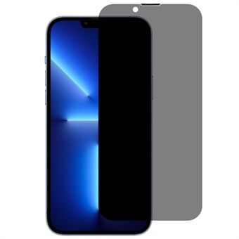 For iPhone 13 / 13 Pro 6,1 tommers støvtett skjermbeskytter Antispion- Spy Fulllim Høy aluminium-silisiumglassfilm med automatisk justeringssett