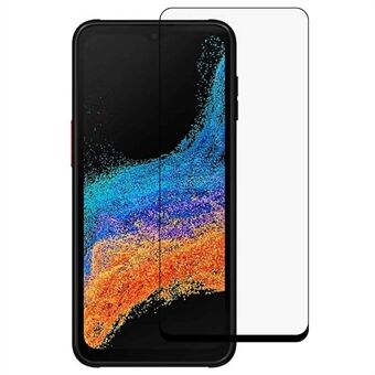 Anti-slitasje skjermbeskytter for Samsung Galaxy Xcover6 Pro 5G, HD Full Cover Anti-fingeravtrykk Full Lim Silke Utskrift Herdet Glass Film