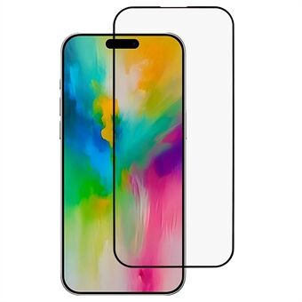 D Pro For iPhone 16 Silk Printing Herdet Glass Skjermbeskytter 9H Hardhet