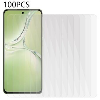 100 stk til Oppo K12x 5G (Kina) / OnePlus Nord CE4 Lite 5G Herdet Glass Skjermbeskytter HD Klar