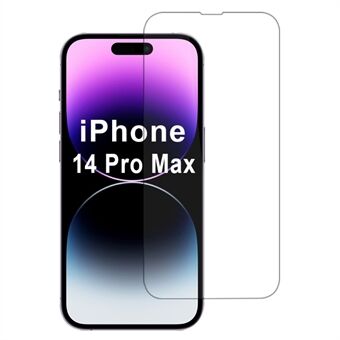 For iPhone 14 Pro Max Skjermbeskytter Høyaluminiums-silikonglass Anti-Fingeravtrykk Film