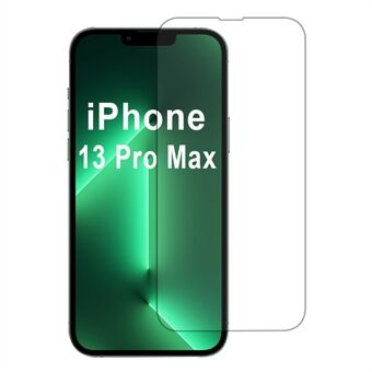 For iPhone 13 Pro Max Skjermbeskytter 2.5D Transparent Høyaluminiums-silikonglassfilm