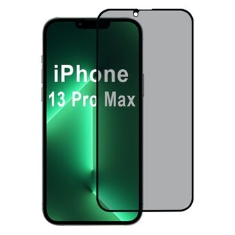 For iPhone 13 Pro Max Personvern Skjermbeskytter 28 Grad Anti-Spy Silketrykkfilm