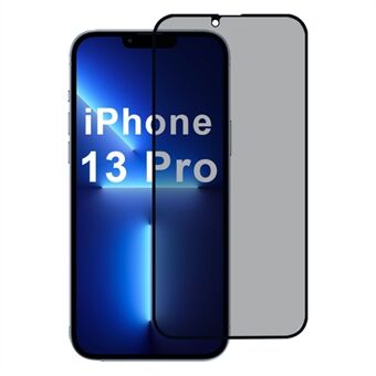 For iPhone 13 Pro skjermbeskytter 28-graders Anti-Spion høy aluminium-silikonglassfilm