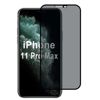 For iPhone 11 Pro Max Skjermbeskytter Personvern Høy Aluminium-Silikon Glassfilm