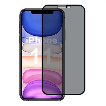 For iPhone 11 Skjermbeskytter 2.5D Ekte 28-Grad Anti-Kikking