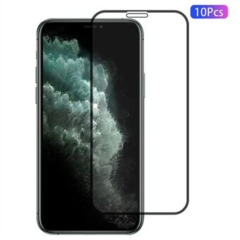 10 stk Skjermbeskytter for iPhone 11 Pro Max Silketrykk Ripebestandig