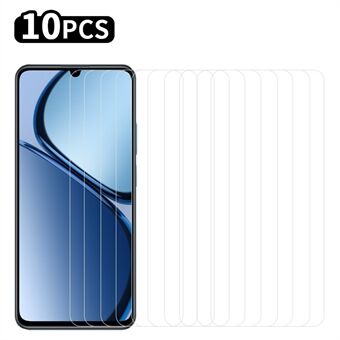 RURIHAI 10 stk til Oppo A3 5G / Reno12 F 5G Skjermbeskytter 2.5D Høyt Aluminium-Silikon Glassfilm