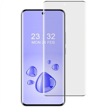 IMAK For Oppo Reno12 5G (Global) Herdet Glass Skjermbeskytter 3D Bøyd Full Dekning (Ingen Kant-versjon)