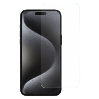 For iPhone 16 Pro Skjermbeskytter 2.5D Ultra Klar Høykvalitets Aluminium-Silisium Glassfilm