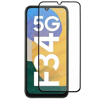 For Samsung Galaxy F34 5G herdet glass skjermbeskytter full lim silketrykk skjermfilm