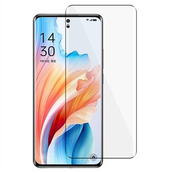 For Oppo A2 Pro 5G / A3 Pro (Kina) 5G Silketrykk Full Skjermbeskytter 3D Buekant