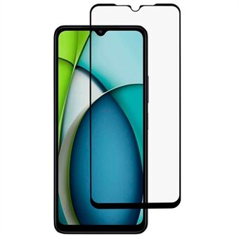 For Xiaomi Redmi A3x 4G Herdet Glass Skjermbeskytter Silketrykk Full Lim Skjermfilm