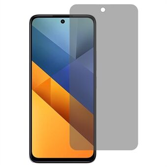 Til Xiaomi Poco M6 4G Anti-spion Fullskjermsbeskytter Herdet Glassfilm