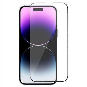 X-LEVEL Skjermbeskytter for iPhone 16 Pro HD Herdet Glassfilm Silketrykk 2.5D Full Dekning