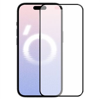 NORTHJO A++ For iPhone 16 Plus Skjermbeskytter Matt Herdet Glassfilm Anti-Fingeravtrykk Full Dekning