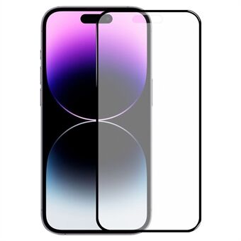 NORTHJO A++ For iPhone 14 Pro Matte Skjermbeskytter Anti-Fingeravtrykk Full Dekning Herdet Glass Film