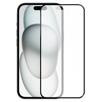 NORTHJO A++ For iPhone 15 Matter Skjermbeskytter Anti-Fingeravtrykk Full Dekning Herdet Glass Film