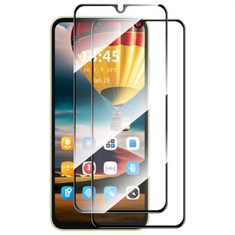 ENKAY HAT PRINCE 2 stk For Samsung Galaxy A06 Skjermbeskytter 0,26mm 2.5D Høyt Aluminium-Silikonglassbelegg