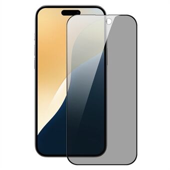 DUX DUCIS For iPhone 16 Plus Temperert Glassfilm Anti-Spion 2.5D Ultra-Tynn Skjermbeskytter