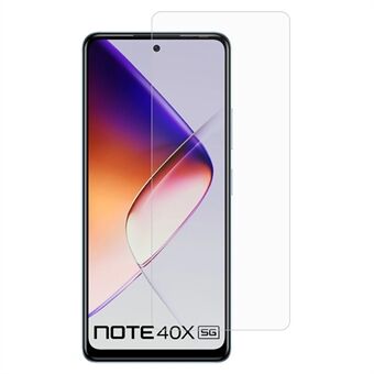 For Infinix Note 40X 5G Skjermbeskytter 0,3mm Ultra-Klar Herdet Glassfilm