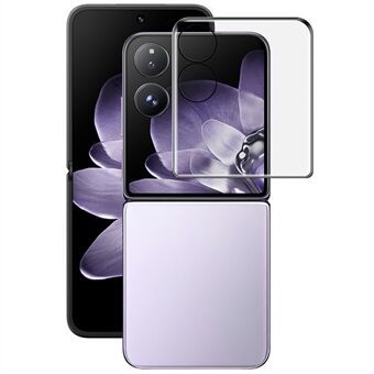 IMAK For Xiaomi Mix Flip 5G Bak Herdet Glass Fullskjermbeskytter 3D Buet Kant Bakre Film