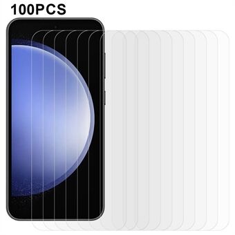 100PCS for Samsung Galaxy S24 FE Skjermbeskytter Anti-ripe Herdet Glass Film